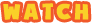 A picture of the word " katch " in an orange and green background.