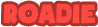 A red and green banner with the word dad written in it.